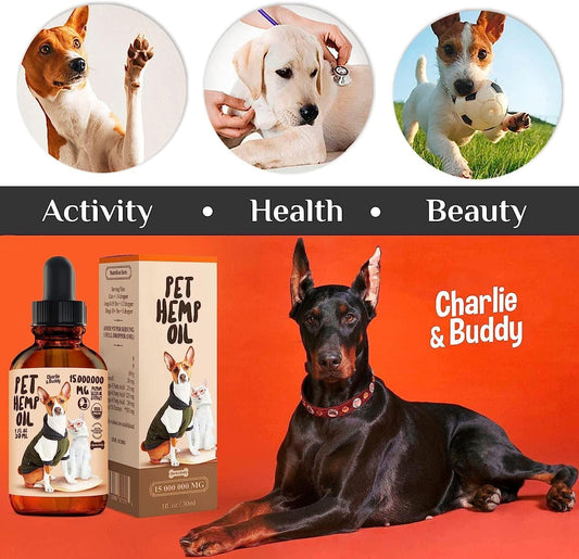 Charlie Buddy Hmp Oil for Dogs Cats