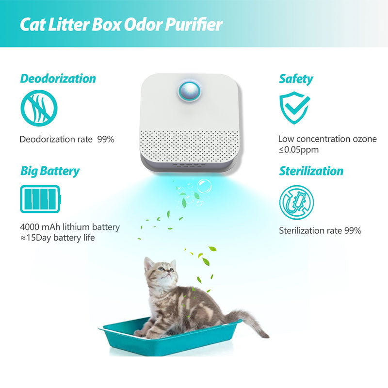 Smart Cat Odor Purifier/Cat Litter Box Deodorizer