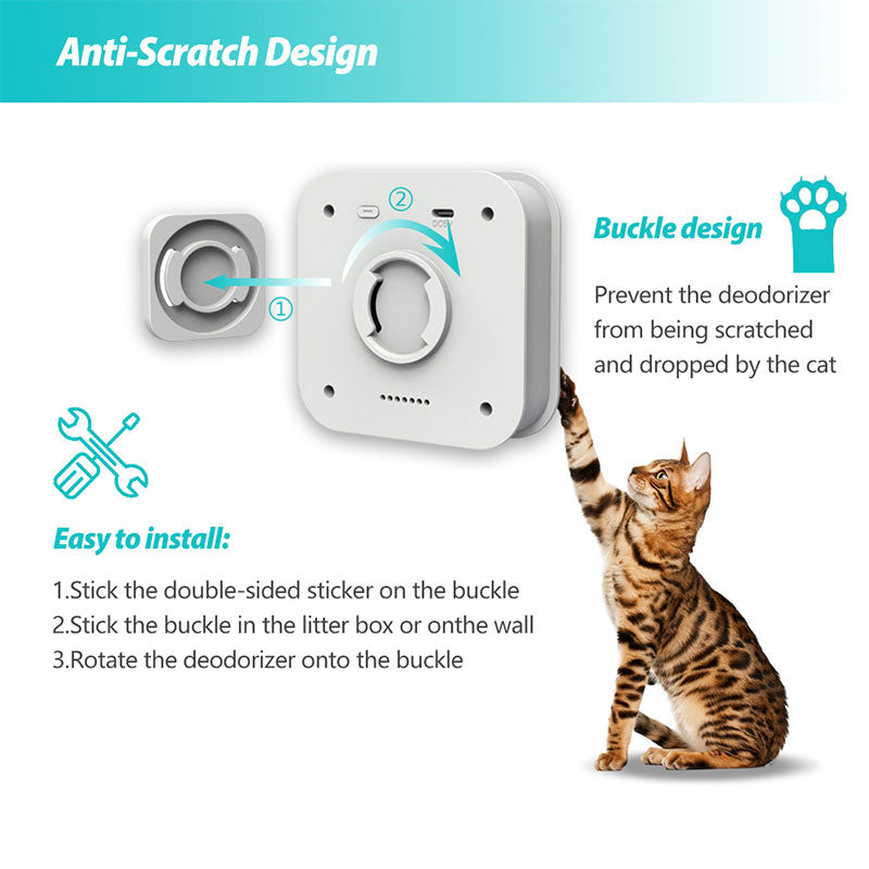 Smart Cat Odor Purifier/Cat Litter Box Deodorizer